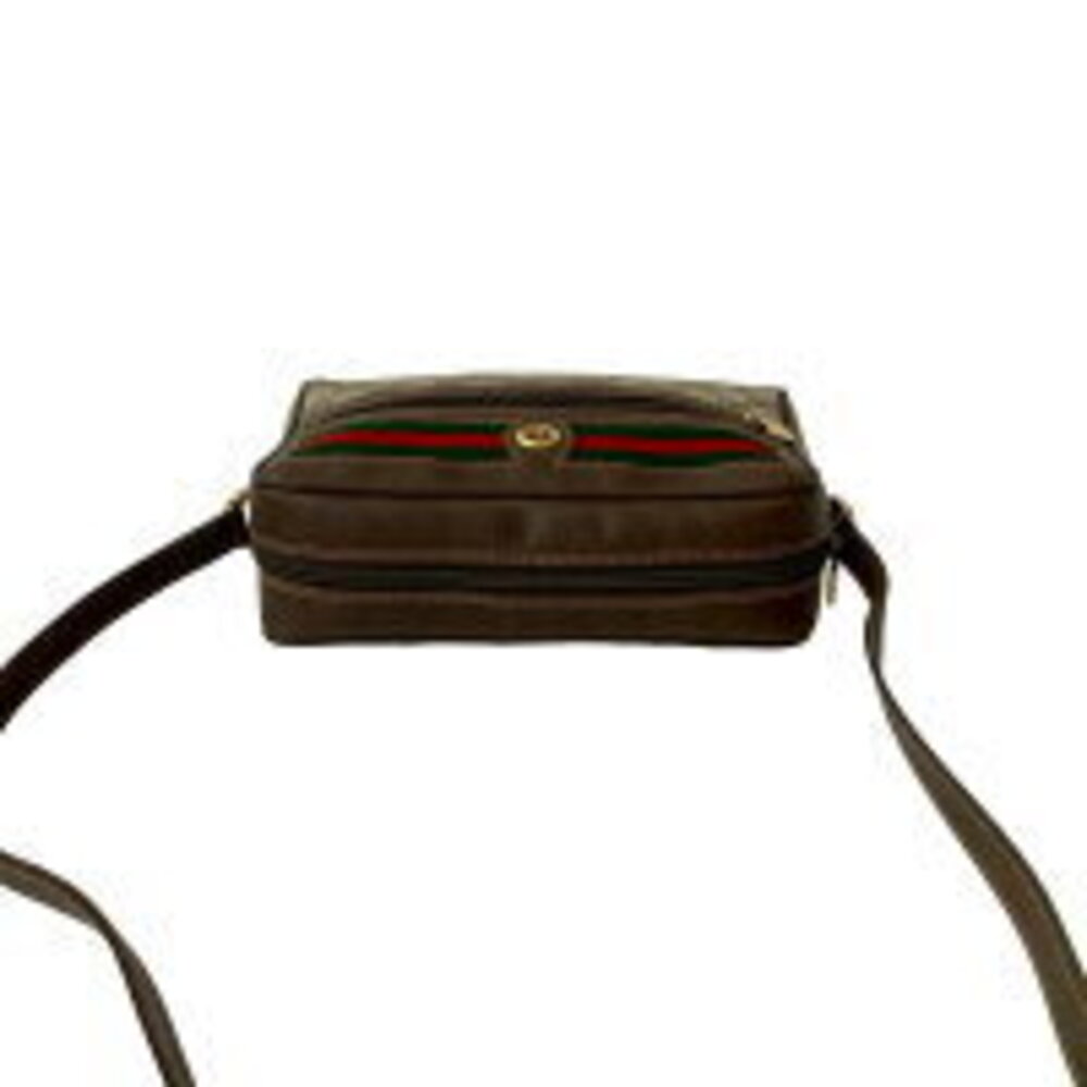 GUCCI Sherry GG logo leather Shoulder Bag brown - Picture 4 of 9